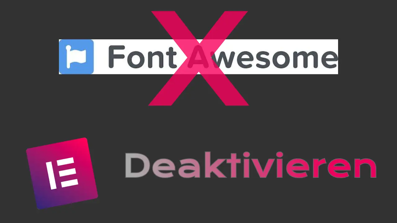 Font Awesome Deaktivieren Elementor