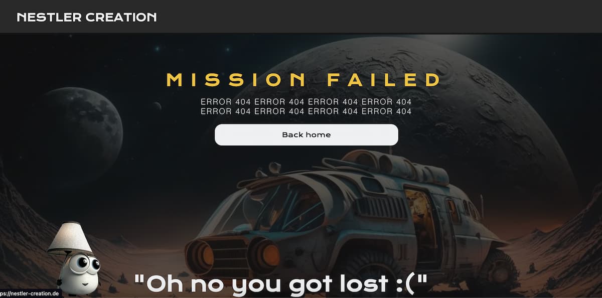 404 Fehlerseite